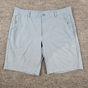 Under Armour UA Mantra Shorts Men's 38‎ HeatGear Loose Fit Lightweight Blue 10"